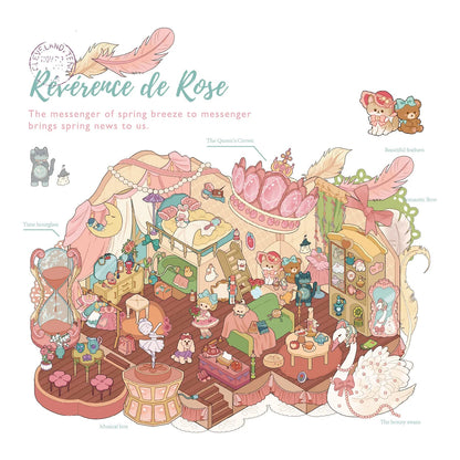 Velvet Memoirs 3D Miniature Scene Sticker 