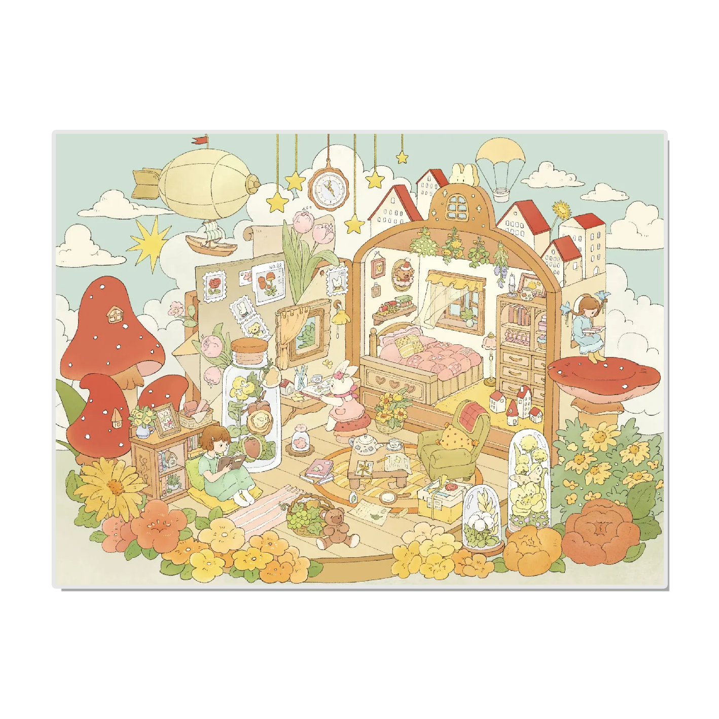 Nebulae The Dream 3D Miniature Scene Sticker 