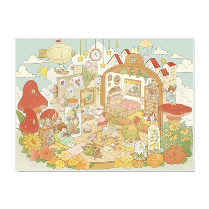 Nebulae The Dream 3D Miniature Scene Sticker 