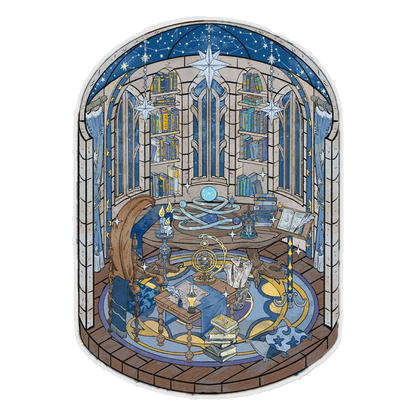 Astral Canopy 3D Miniature Scene Sticker - Qubo