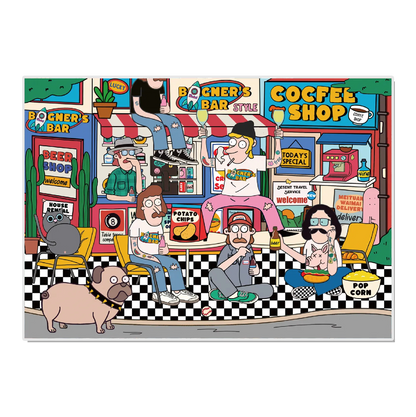 Good Vibes Only 2.5D Miniature Scene Sticker 