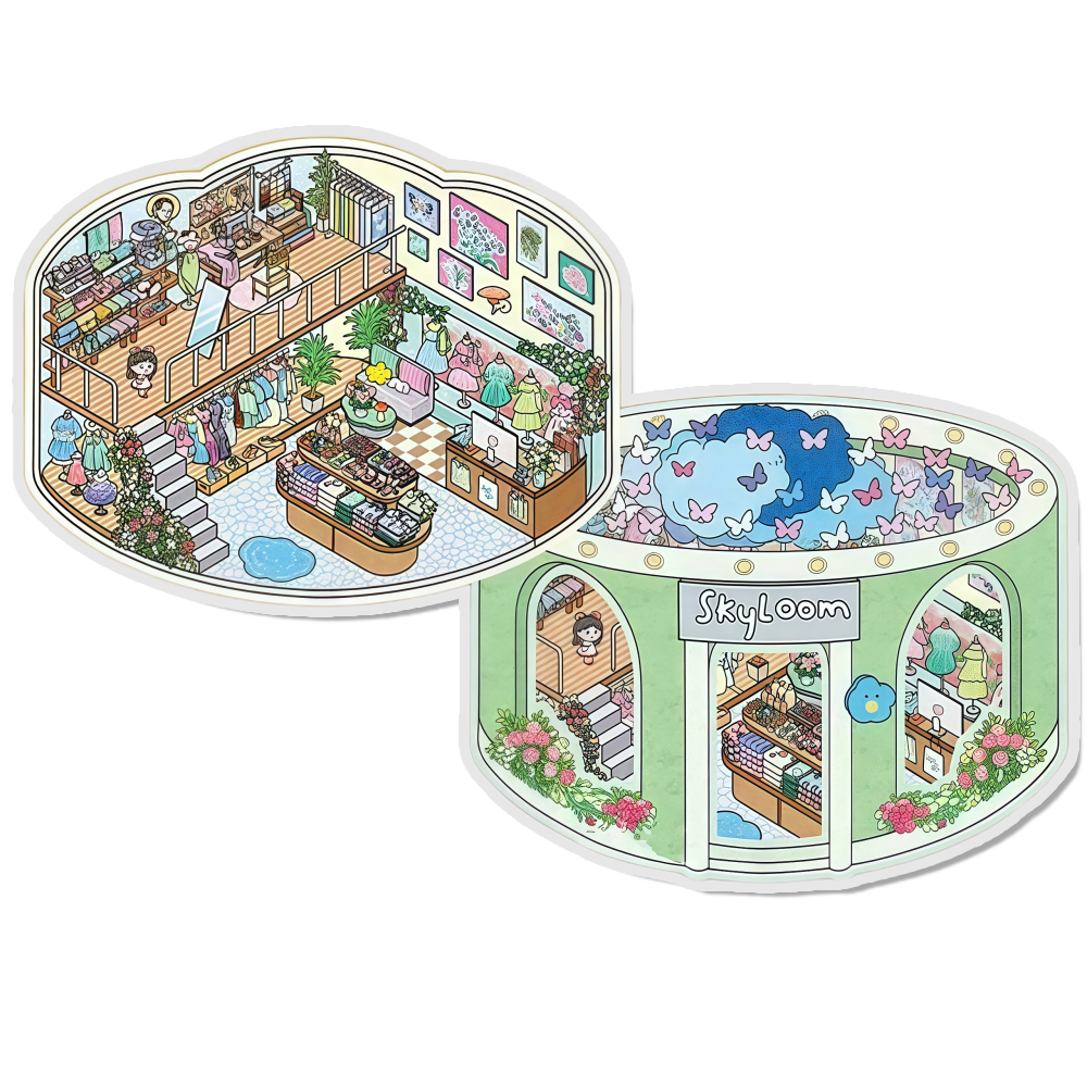 Stitch Stop 3D Scene Sticker 