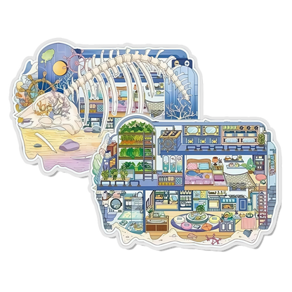 Cavern Clan 3D Scene Sticker 