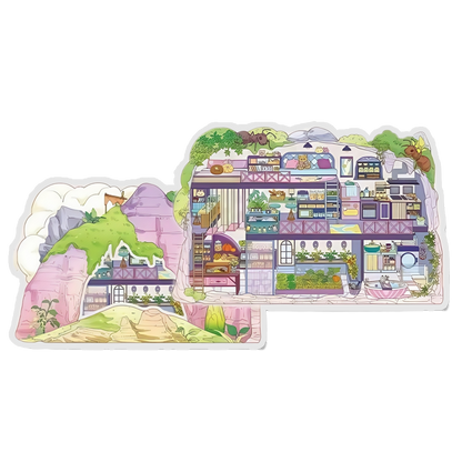Stone Pit 3D Scene Sticker 