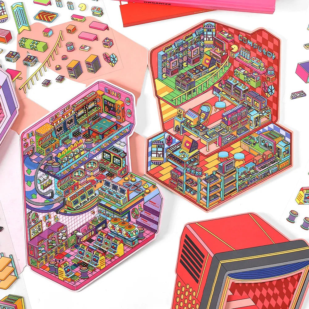 Gaming room Shop Scene Stickers