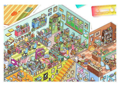 Pet Store Shop Scene Stickers
