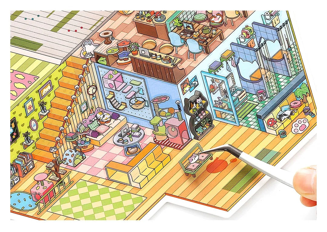 Pet Store Shop Scene Stickers