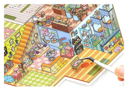 Pet Store Shop Scene Stickers