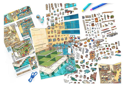Raccoon Boss’s Trading Market Shop Scene Stickers