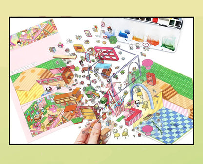 Wagashiya Shop Scene Stickers