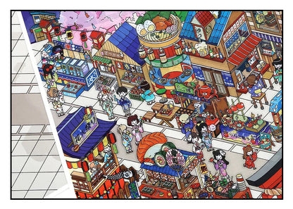 Fireworks Festival Shop Scene Stickers