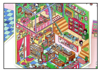 Wagashiya Shop Scene Stickers