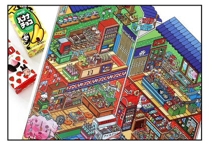 General Store Shop Scene Stickers