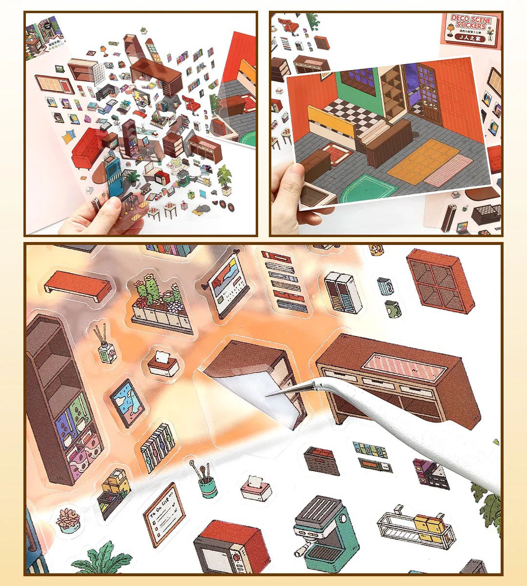 Judgers‘ Home Room Scene Stickers
