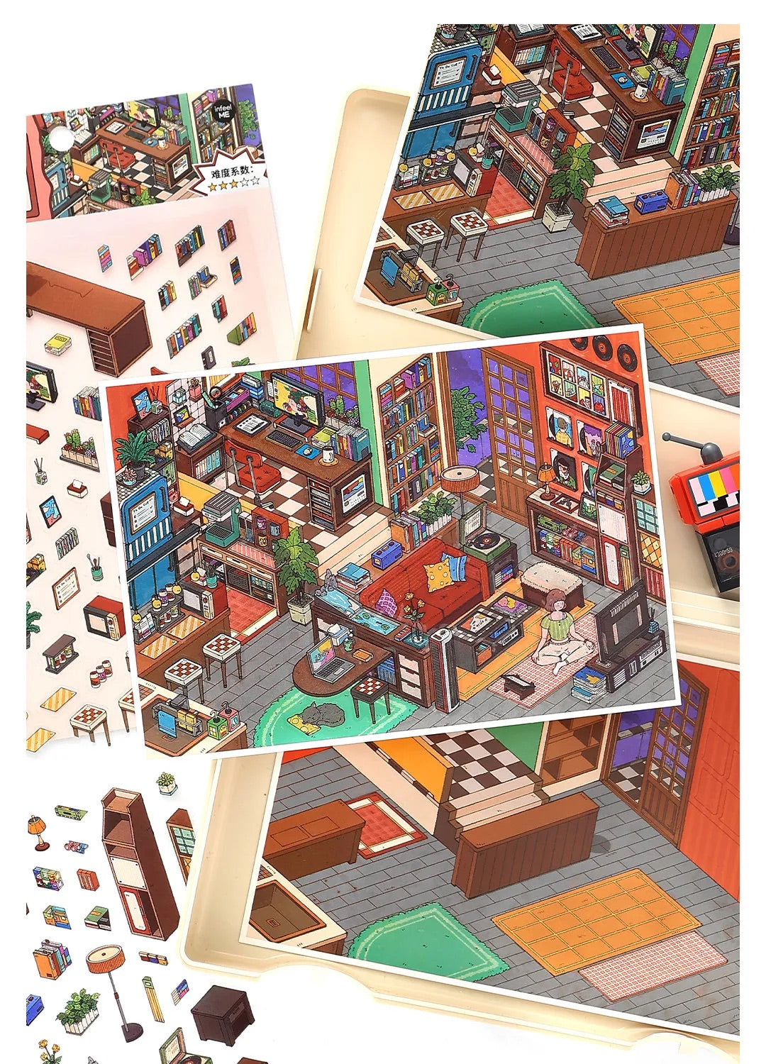 Judgers‘ Home Room Scene Stickers