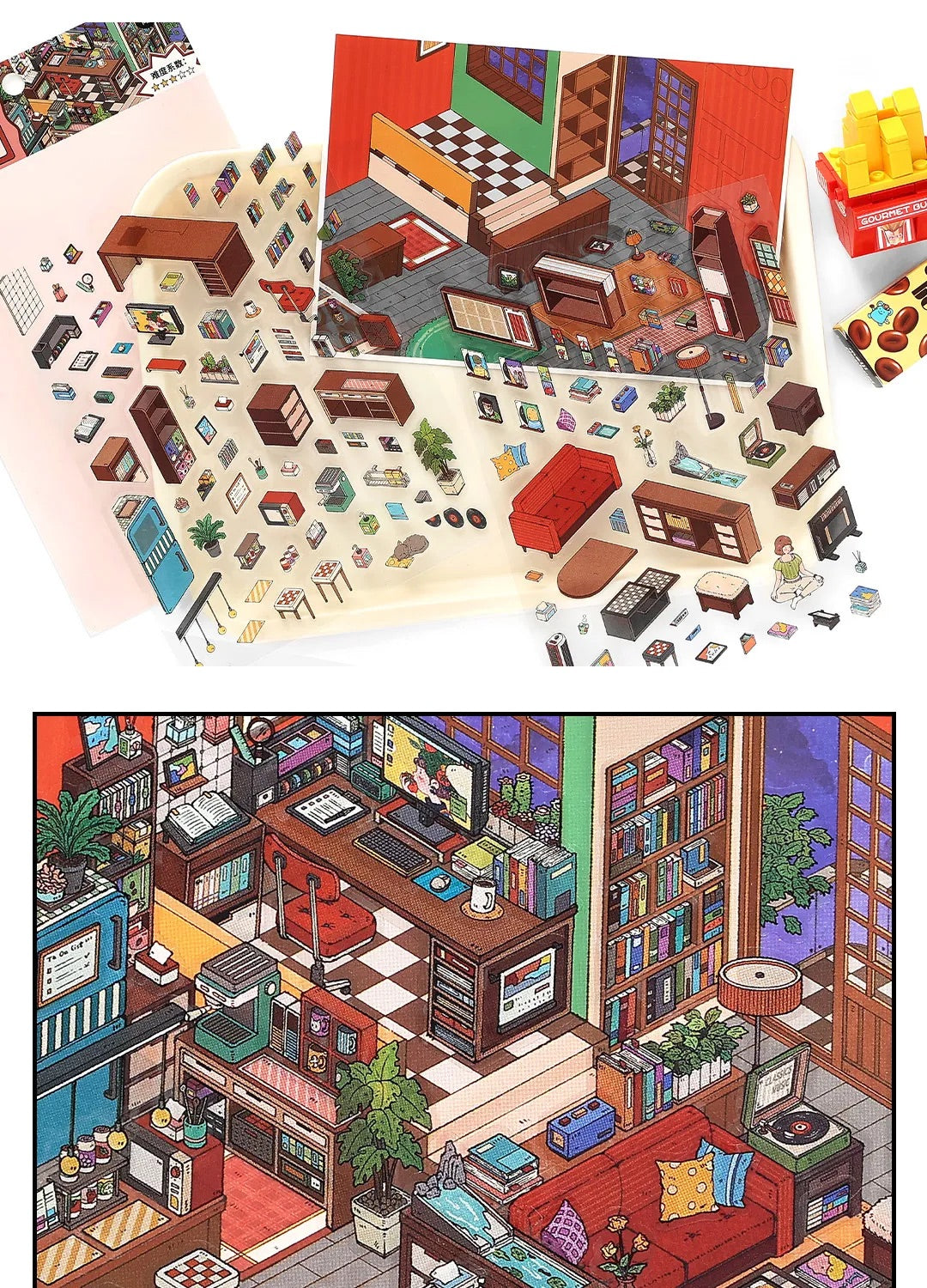 Judgers‘ Home Room Scene Stickers