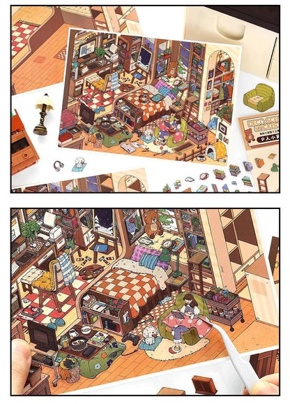Perceivers' Nest Room Scene Stickers